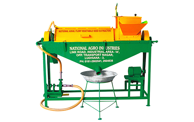 NNational Axial Flow Vegetable Seed Extractor
